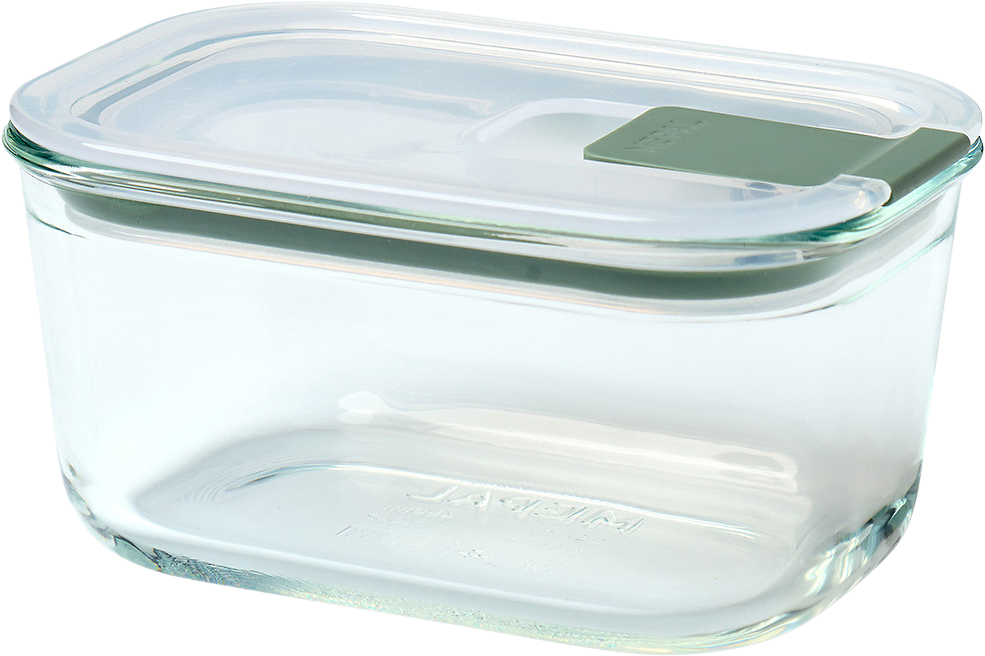 Husholdningsboks Easyclip 450 ml Nordic Sage Glas