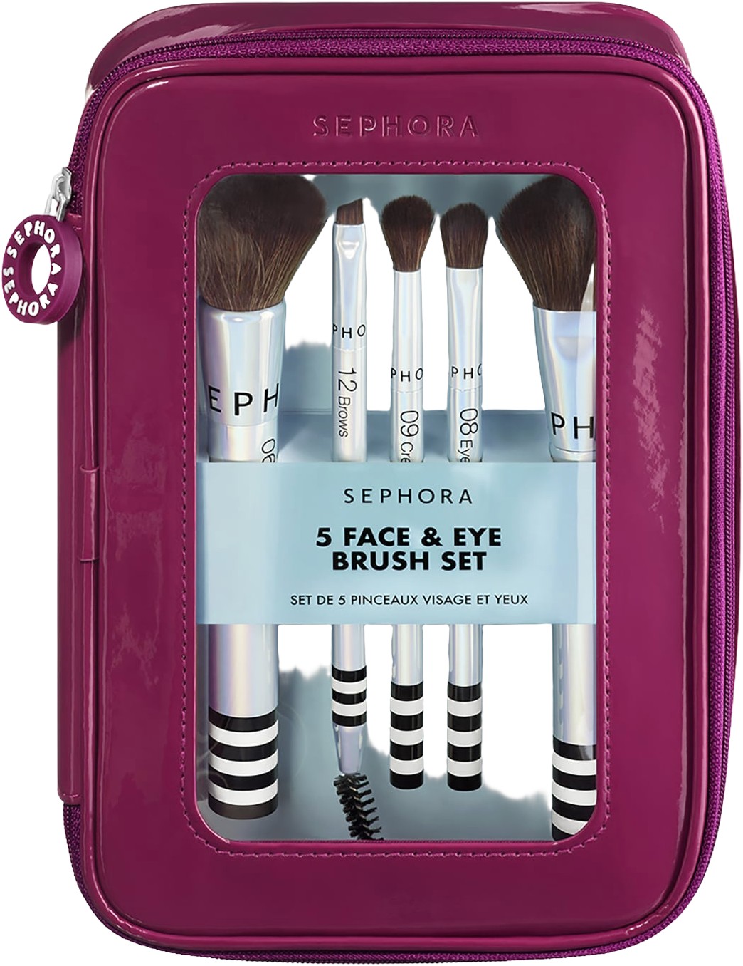5piece Face & Eye Brush Set - Sæt med Børster