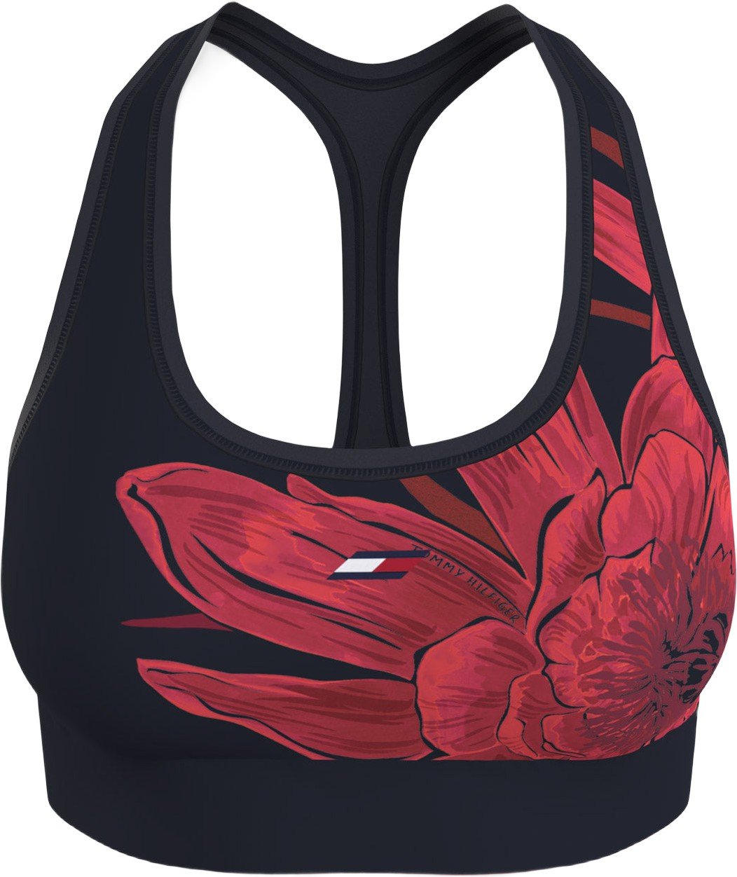 Sport Floral Racerback Medium Support Sports bh