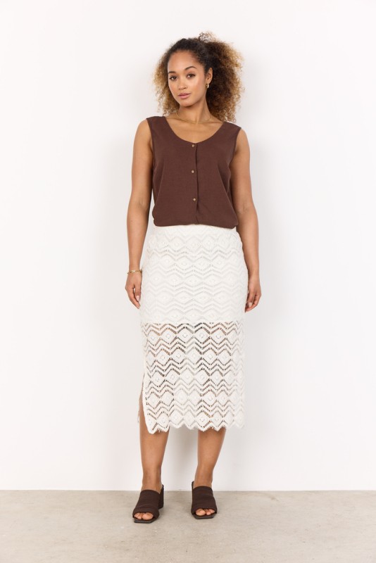 Scrusla 4 Nederdel Off White