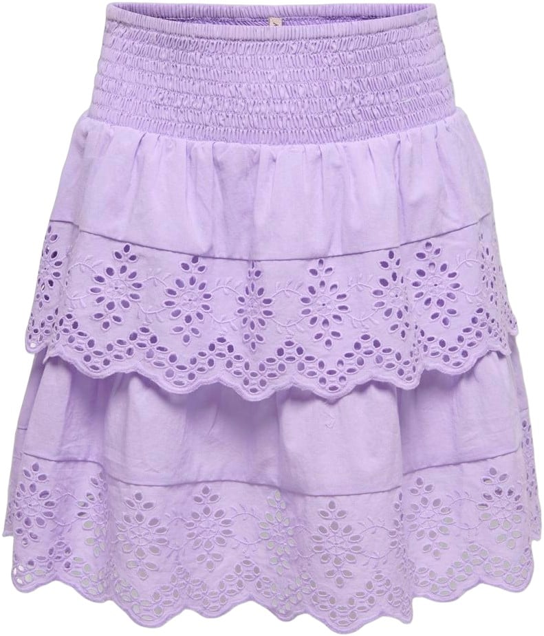 Koglou Life EMB Layered Skirt WVN