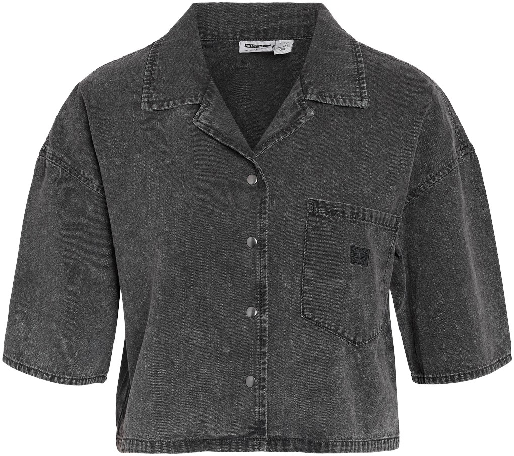 Nmoregon 2/4 Crop Denim Shirt Bs038