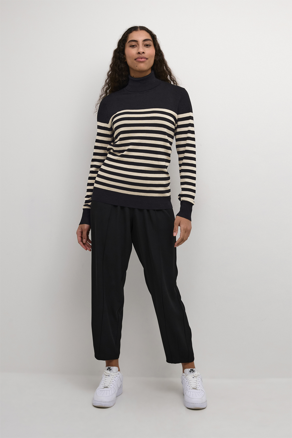 Kalizza Striped Roll Neck