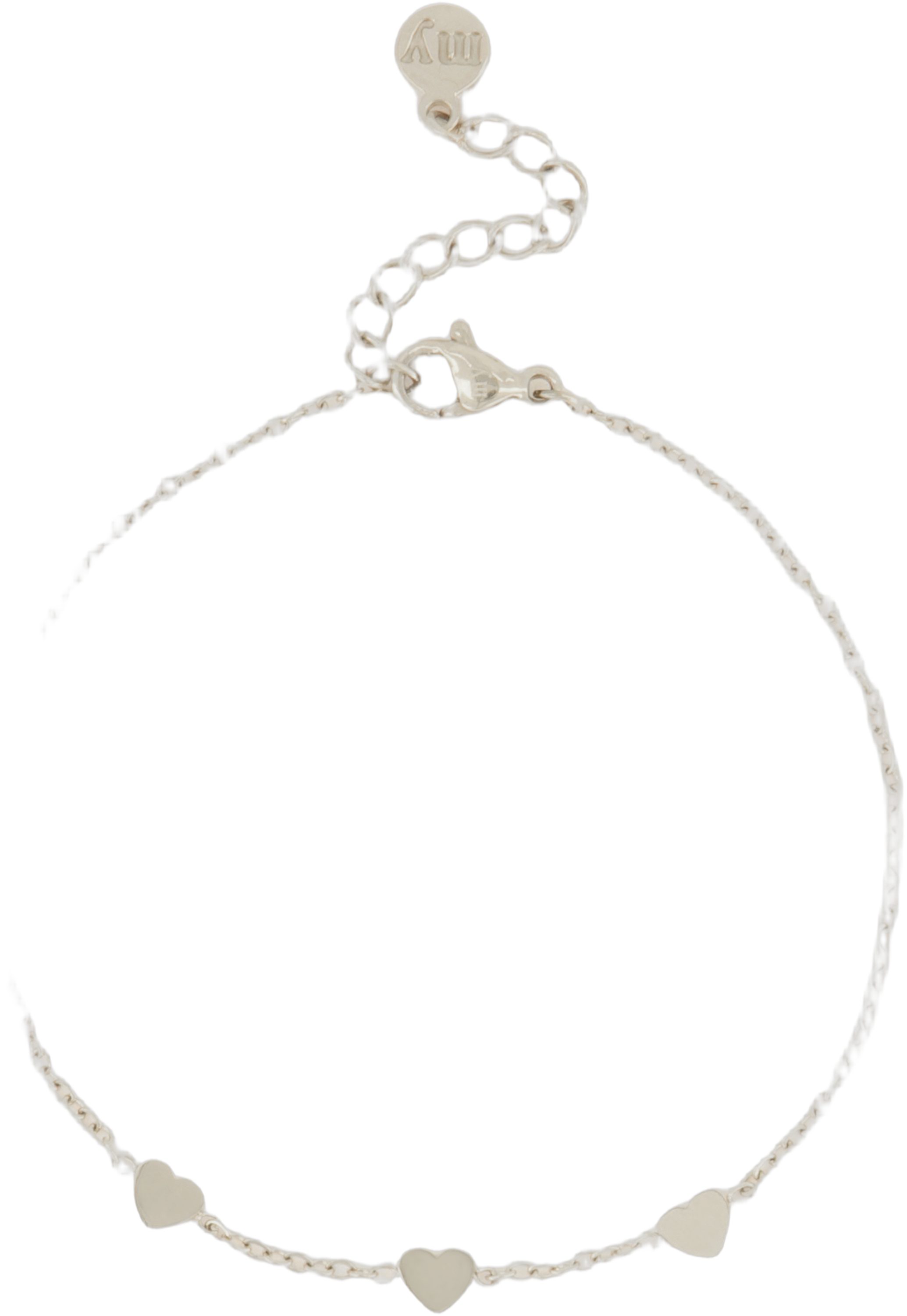 Bracelet With Three Hearts Graduation