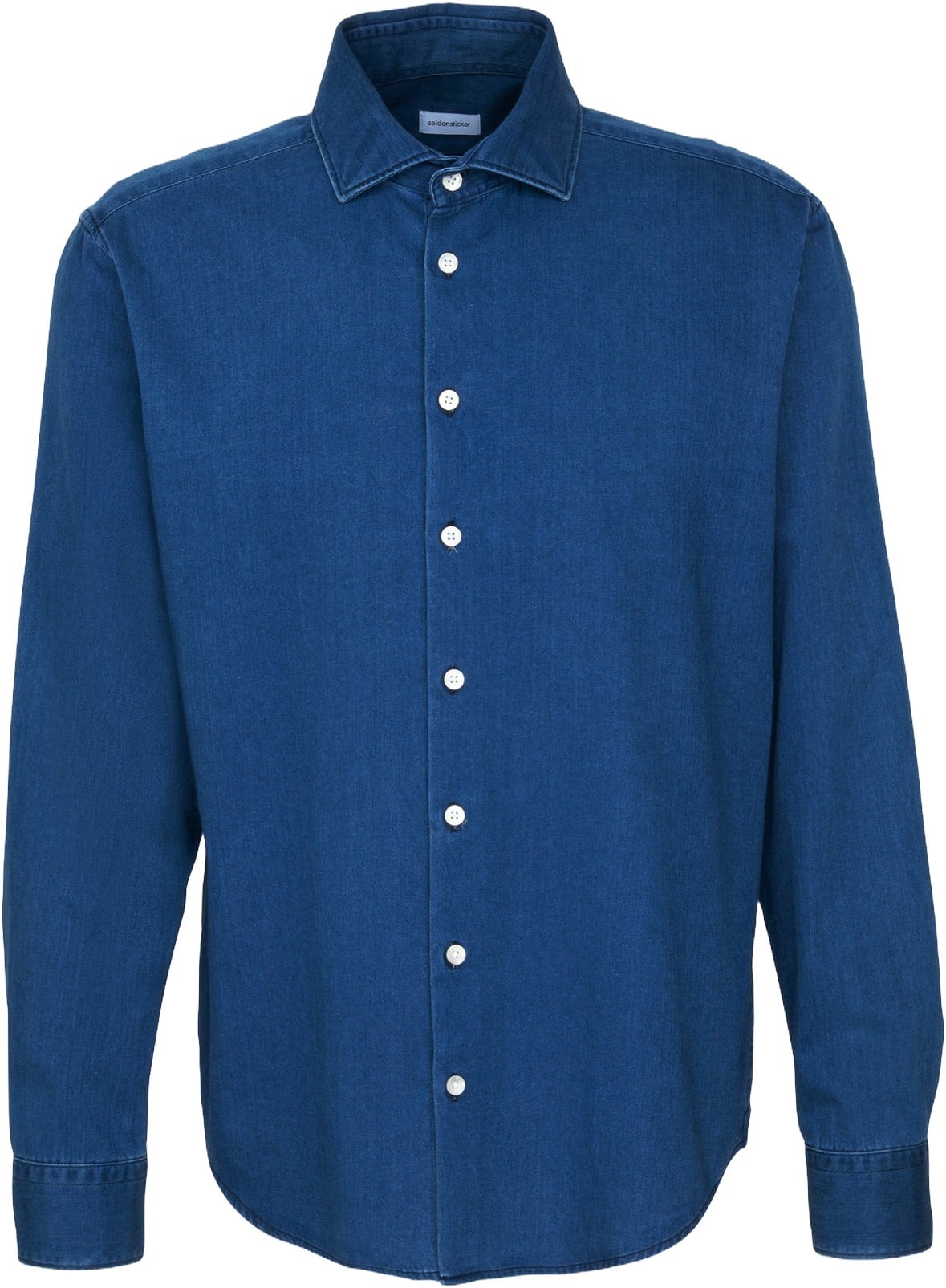 Denim Shirt Regular 1/1 Kentcollar Denim