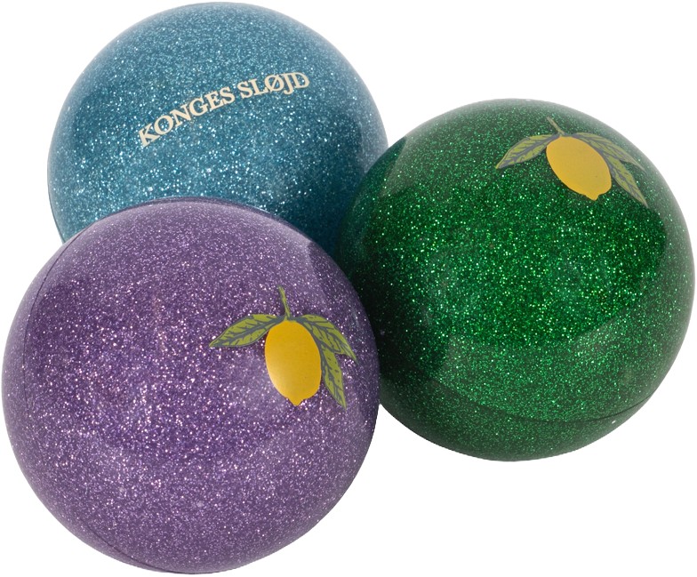 3 Pack Sparkly Balls