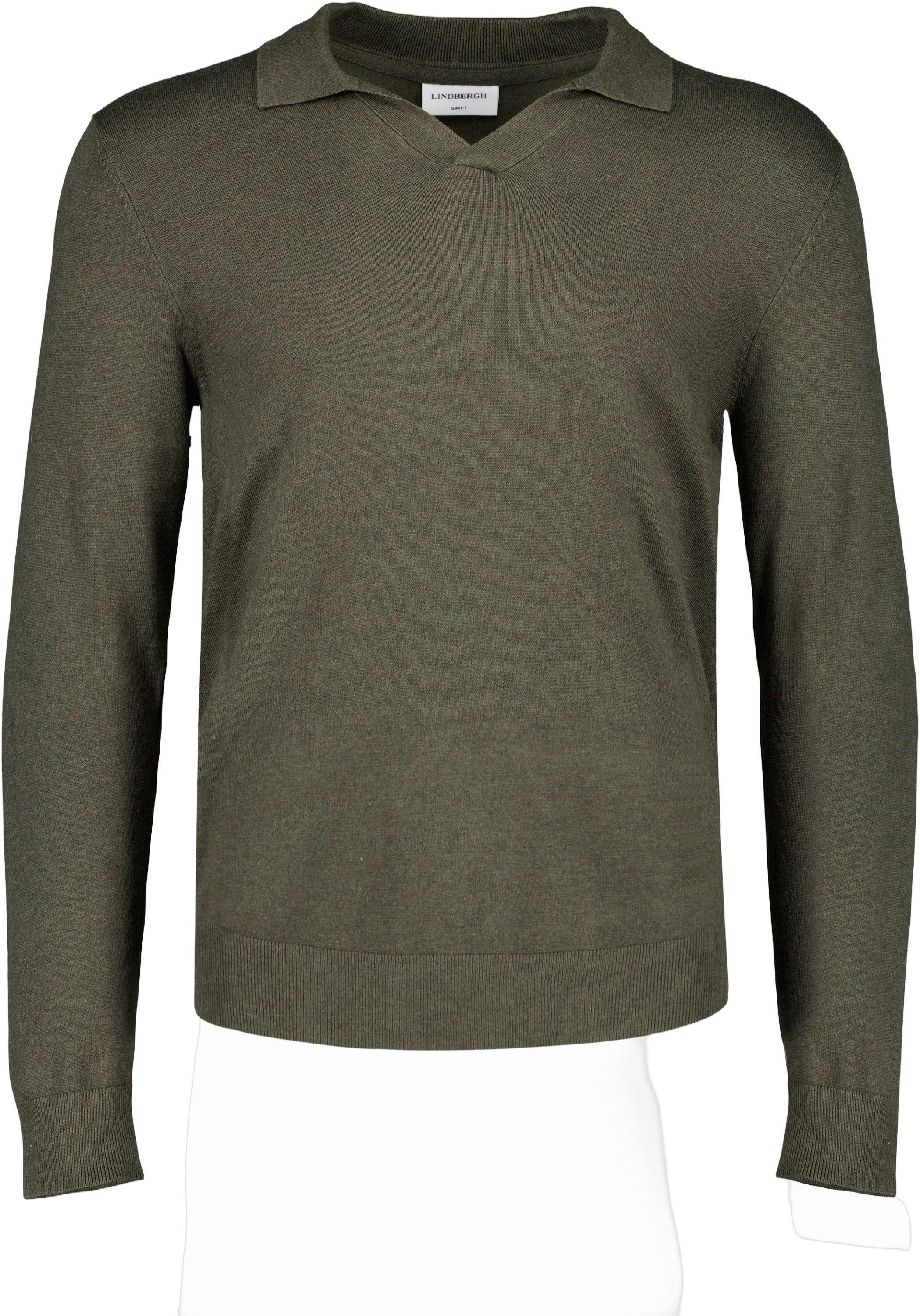 Ecovero L/S Vneck Polo