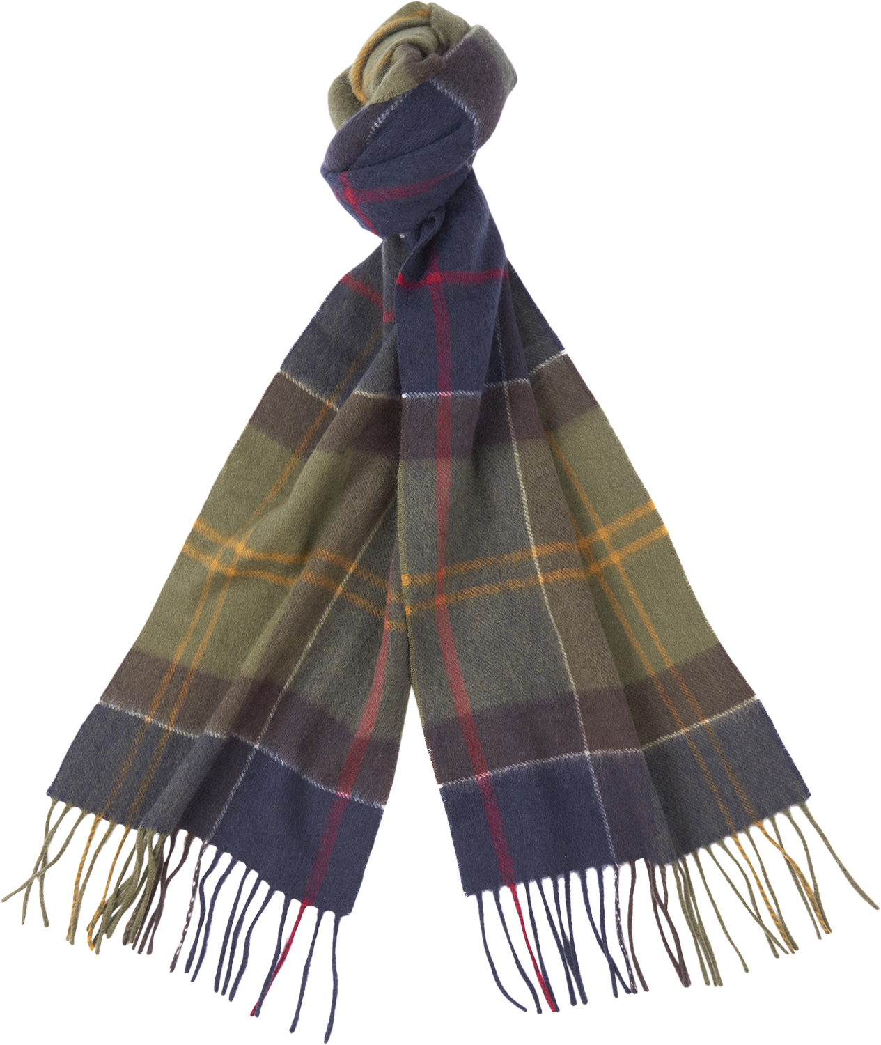 Barbour Tartan Cashmere Scarf