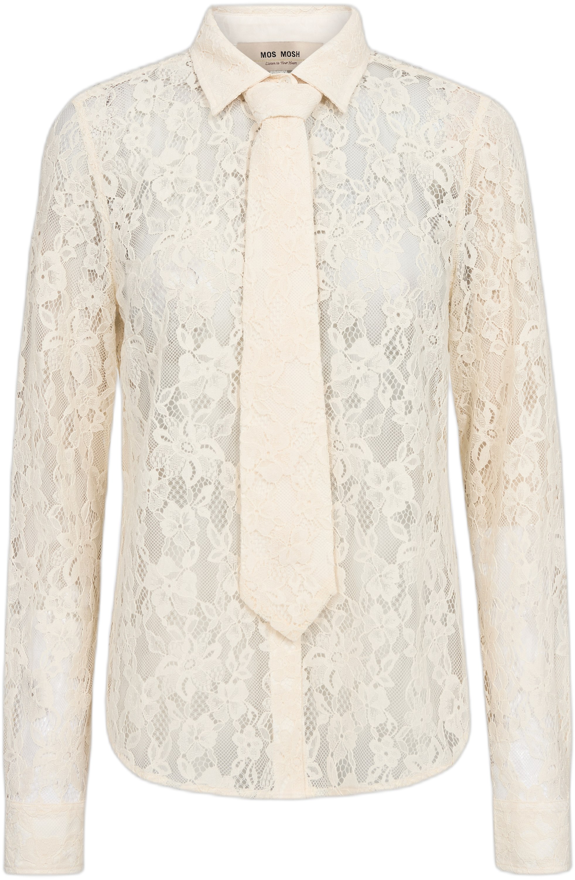 Mmkether Lace Tie Shirt