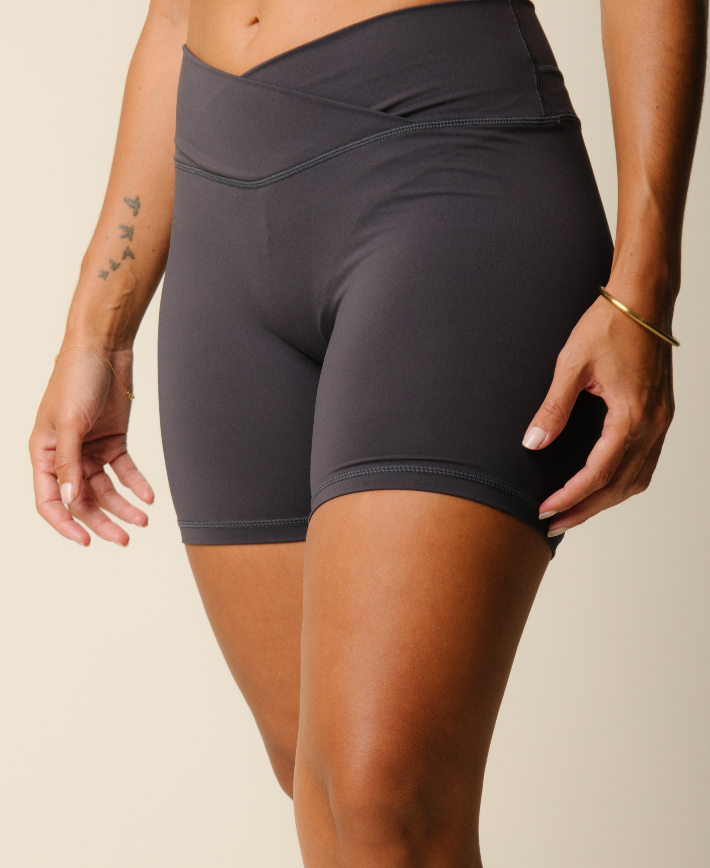 Cartel x Align by Blume Support Shorts Charcoal