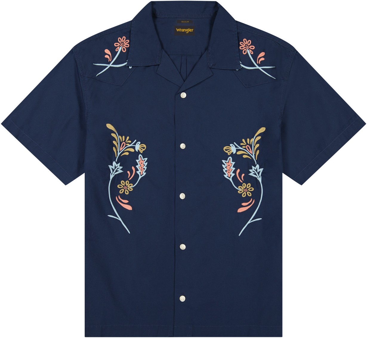SS W Resort Shirt Navy Floral - DKK 599