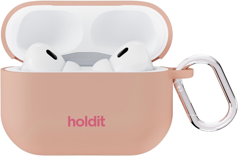 Silicone Case Solid Airpods Pro 1&2 Bare Pink
