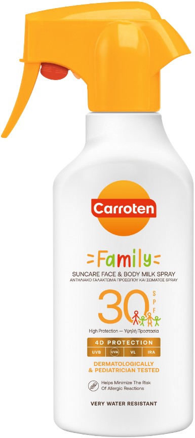 Carroten Family Face & Body Milk Trigger SPF 30