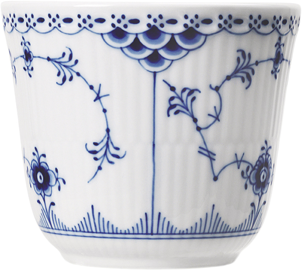 Musselmalet Halvblonde Termokop