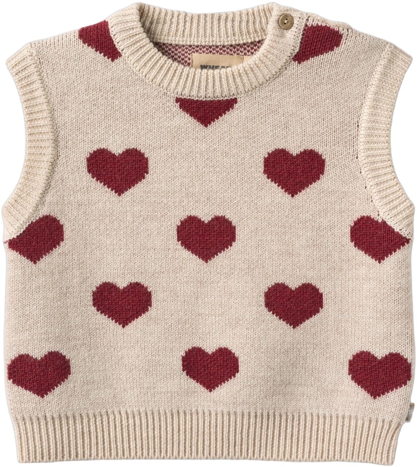 Jacquard Strik Vest Gaby