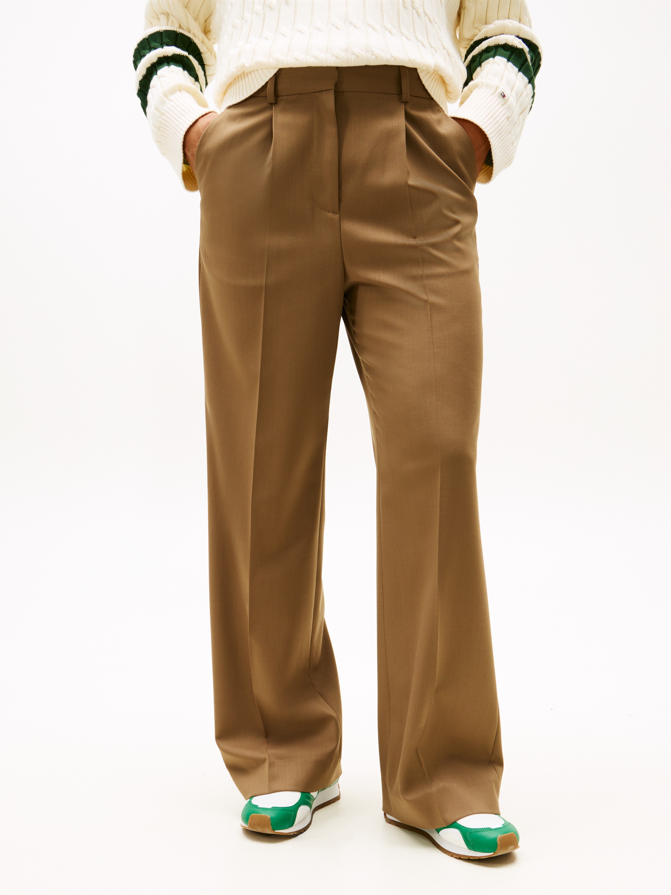 Timeless Wool Blend Wide Leg Trousers - Køb til DKK 979 - Spar 30%