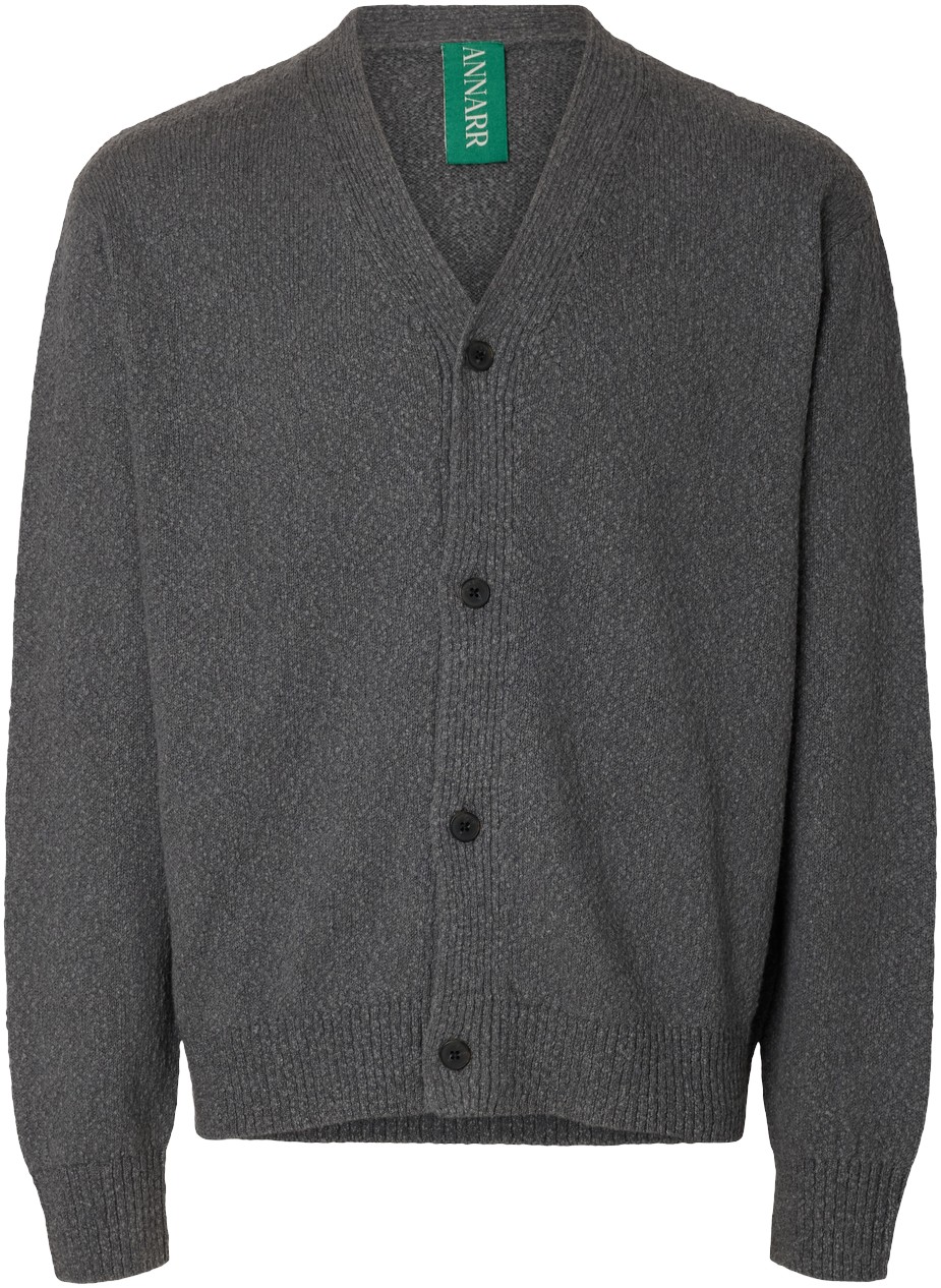Anrrolf Boucle LS Knit Vneck Cardi