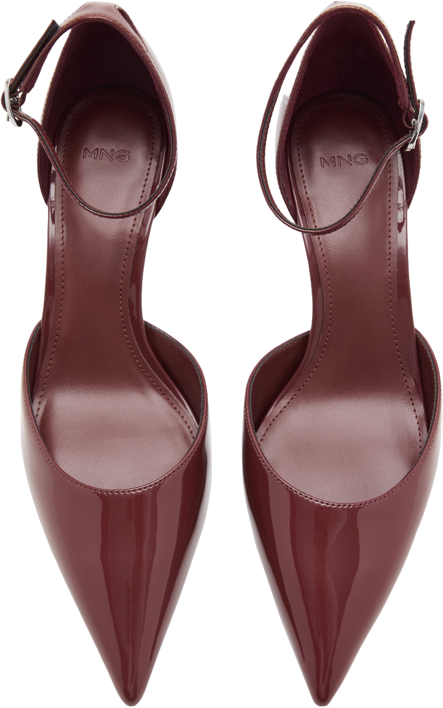 Kittenheeled Shoes With Ankle Stra