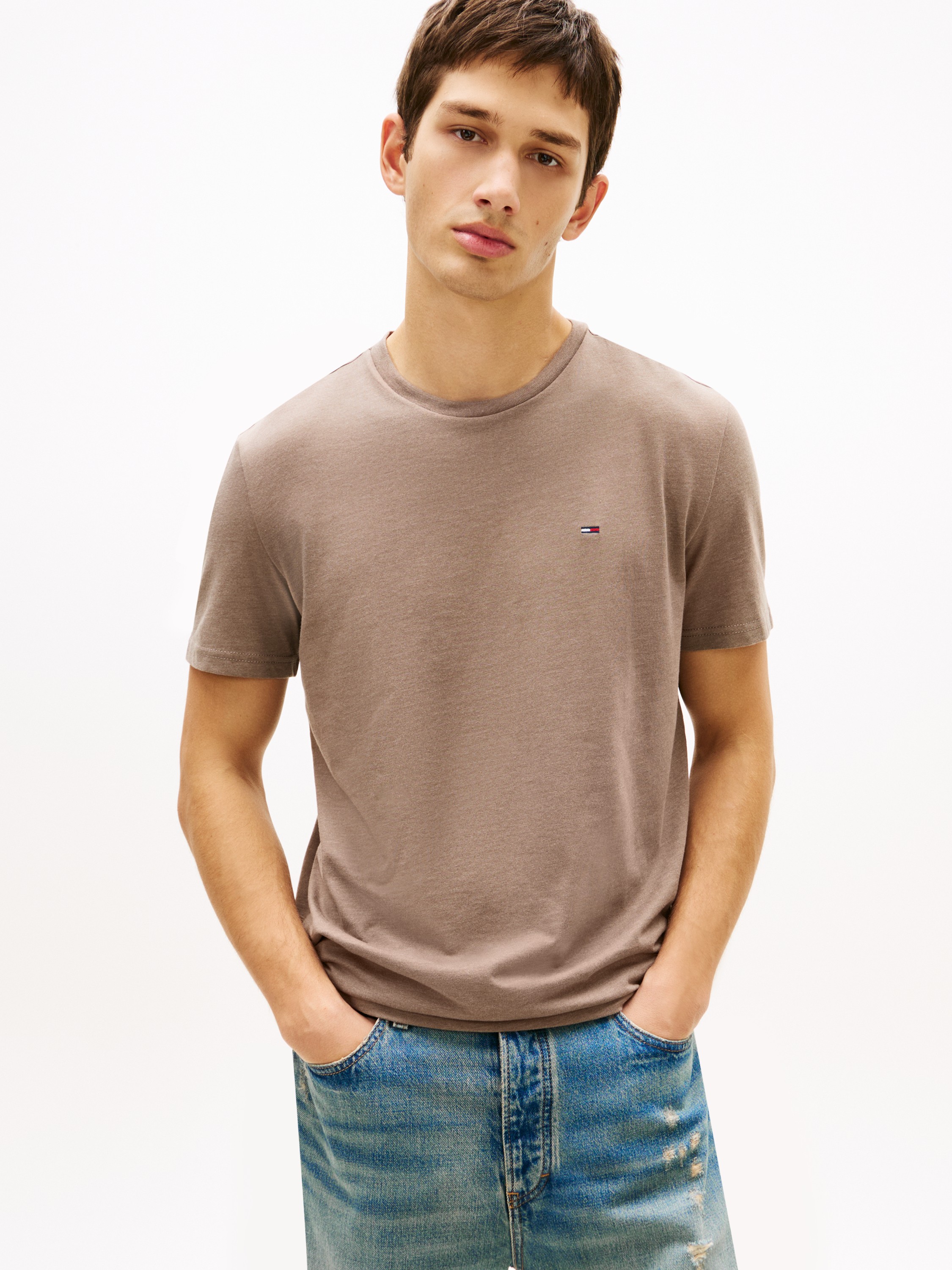 Tommy Flag Extra Slim Jersey Tshirt