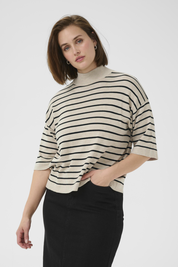 Kalizza Striped Turtleneck