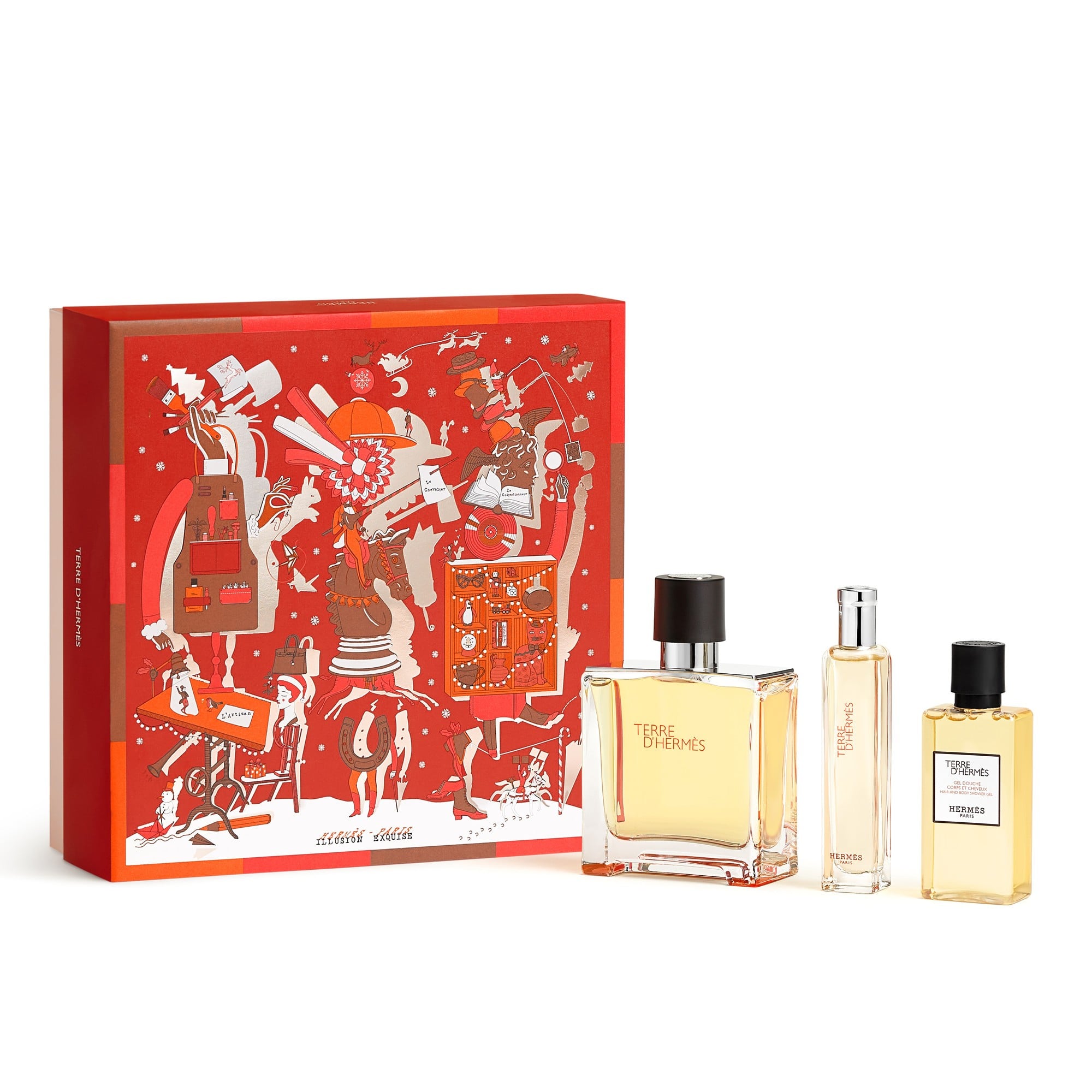Terre D'hermès PP SET 75ml + 15ml + Shower GEL 40ml