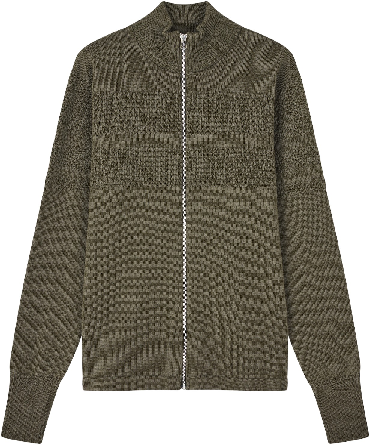 Wool Klemens Zip Knit FAV
