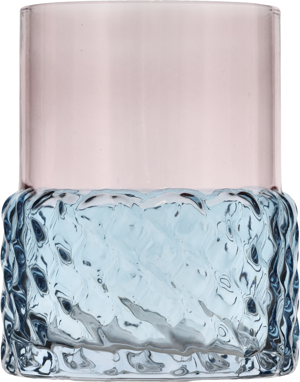 Fyrfadsstage Styles 7,7 x 10 cm Blå/rosa