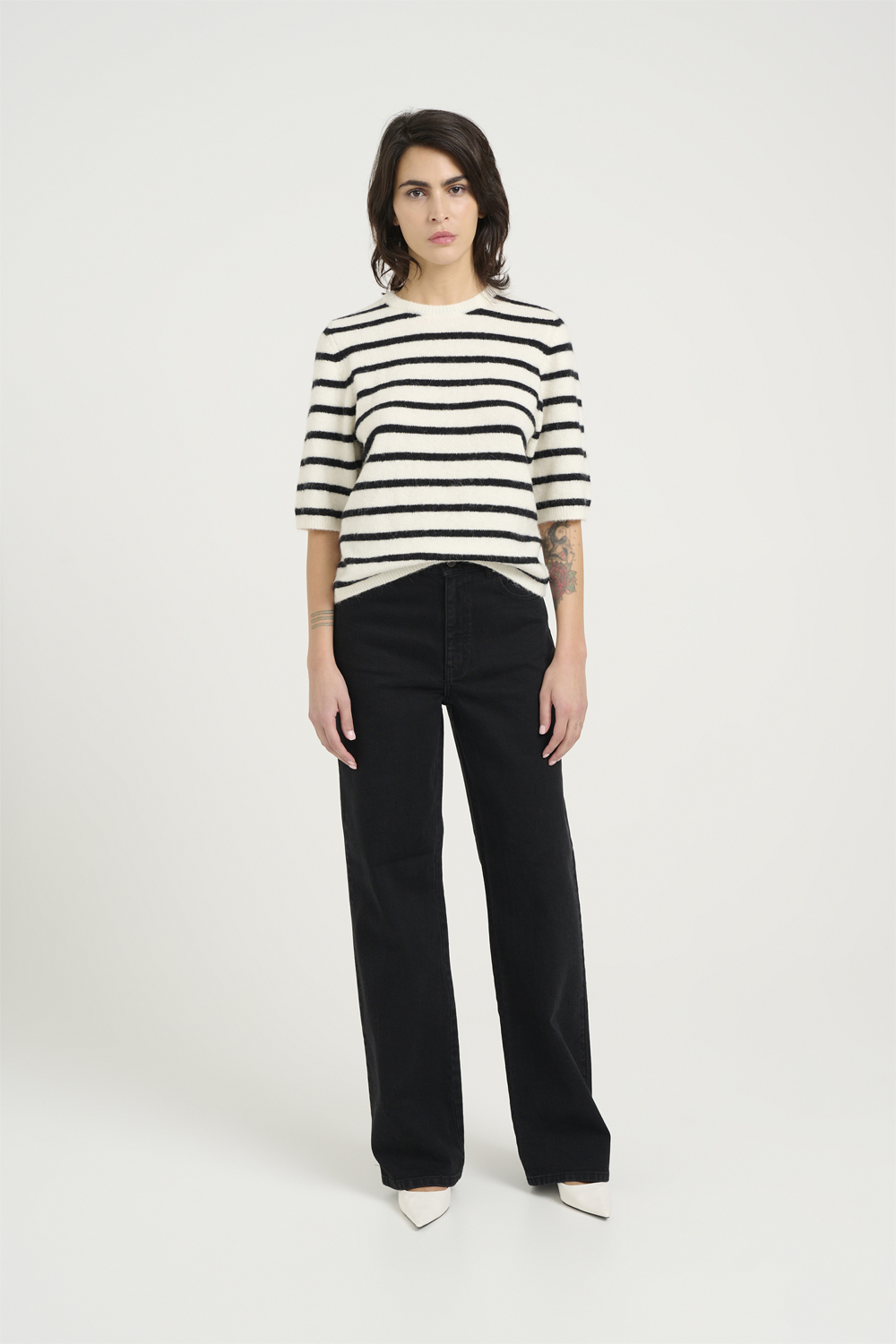 Alphagz ss tee Striped Noos