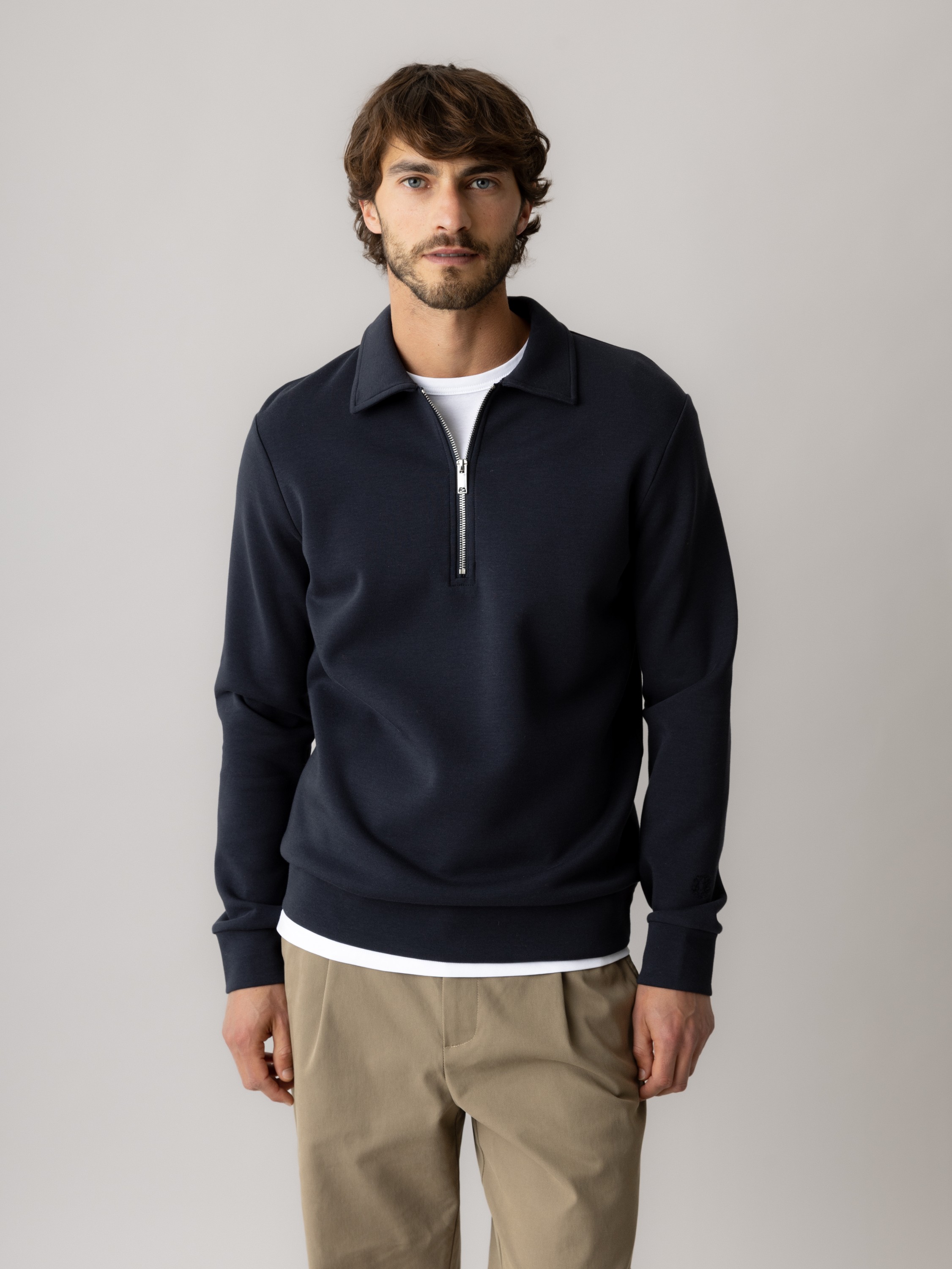 Mmgabel Zip Polo Sweat