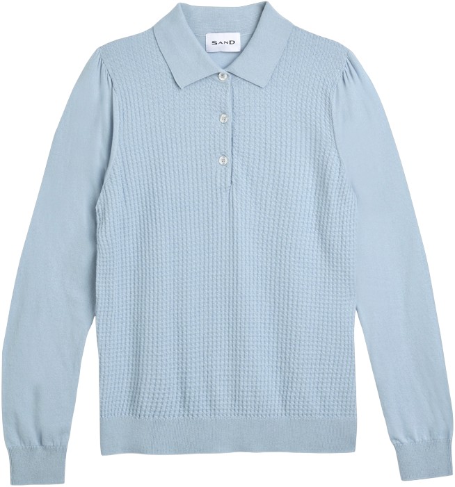 5445 WW Retro Polo Puff LS