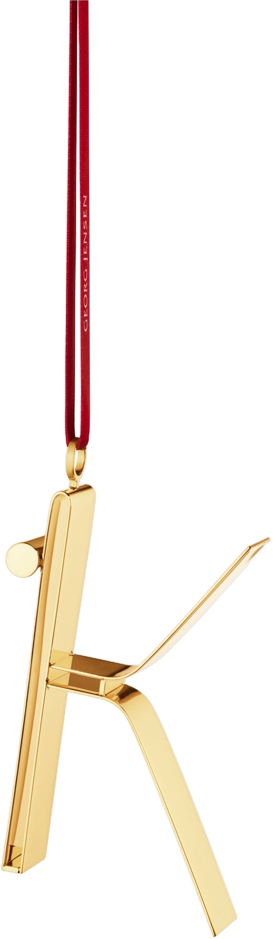 2026 Juleornament Bogstavophæng 18kt Guld