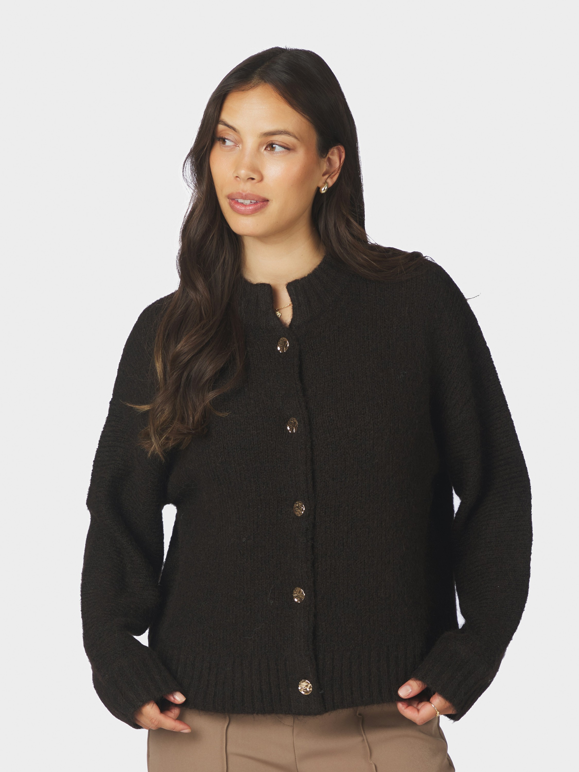 Taura Fluffy Knit Cardigan