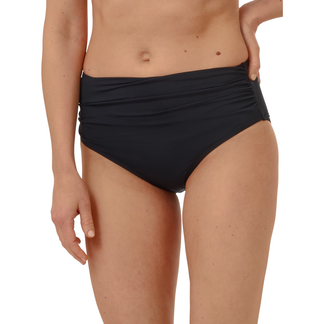 Fiji Wrinkle High Waist Bikini Underdel