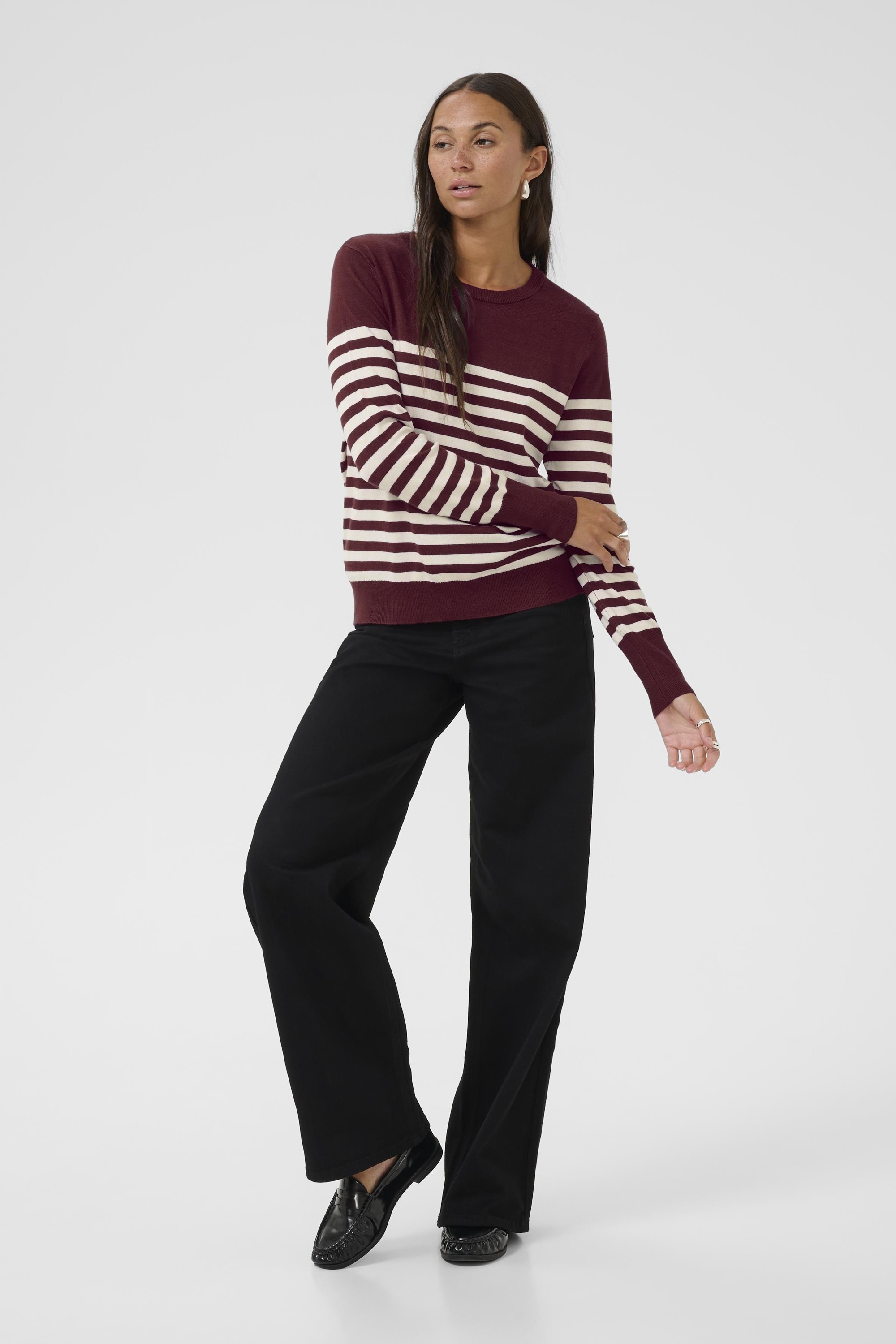 Kalizza Striped Knit Pullover Kalizza Striped Knit Pullover