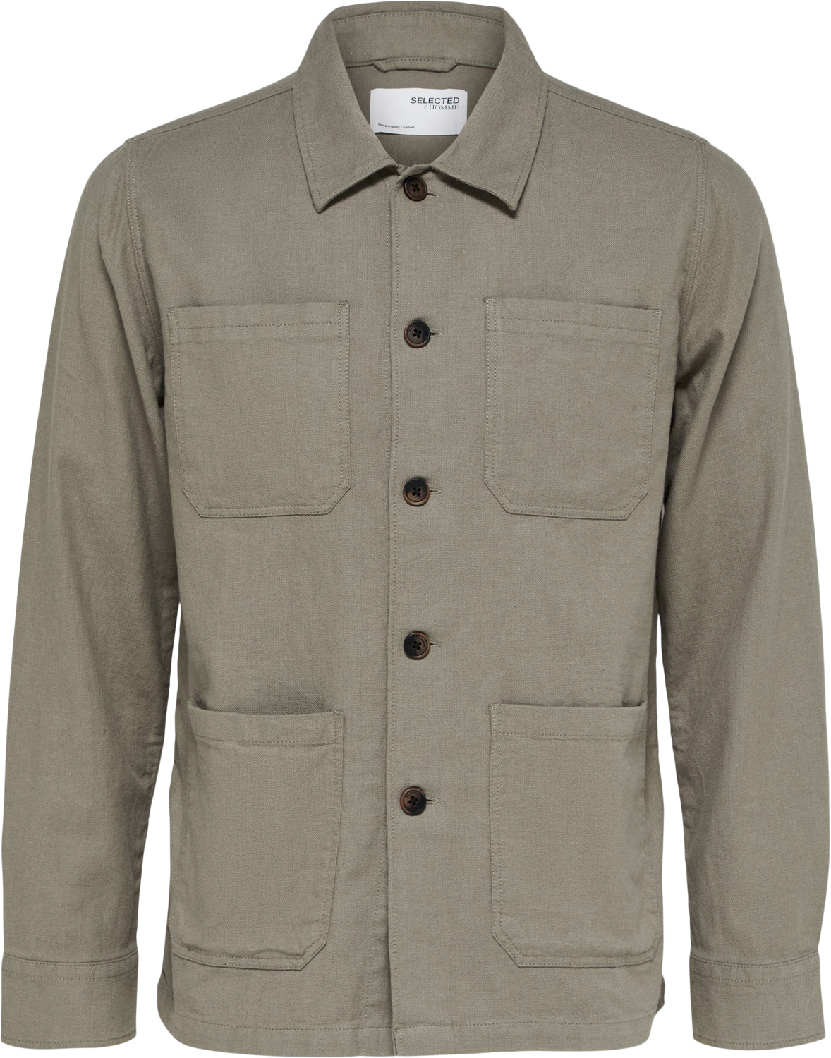 Slhbrody Linen Overshirt W