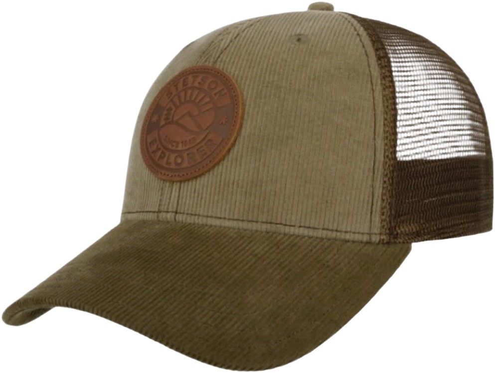Stetson Baseball Cap Leather Patch