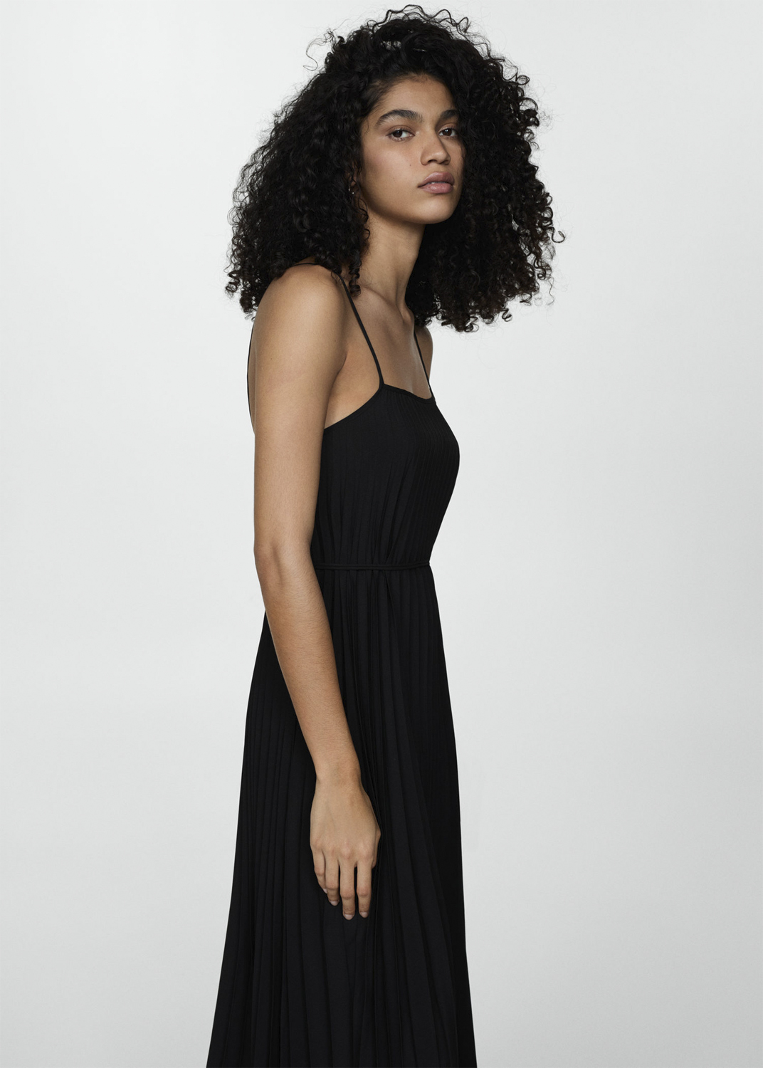 Pleated Dress With bow