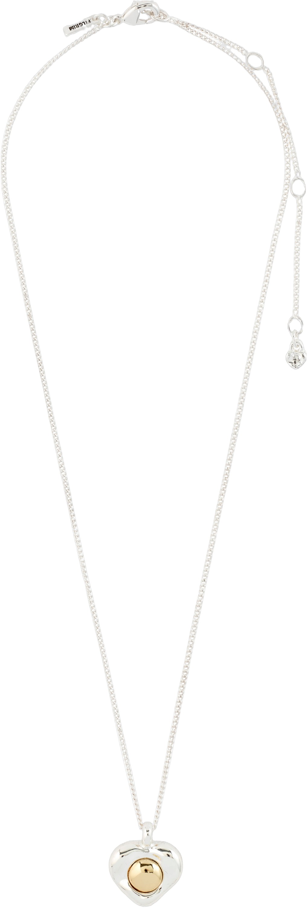 Nova Heart Necklace Silverplated - Køb til DKK 187 - Spar 25%