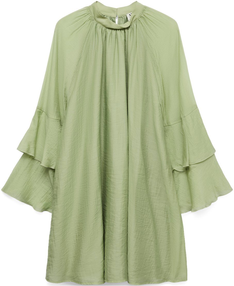 Awvalora LS High Neck Short Dress