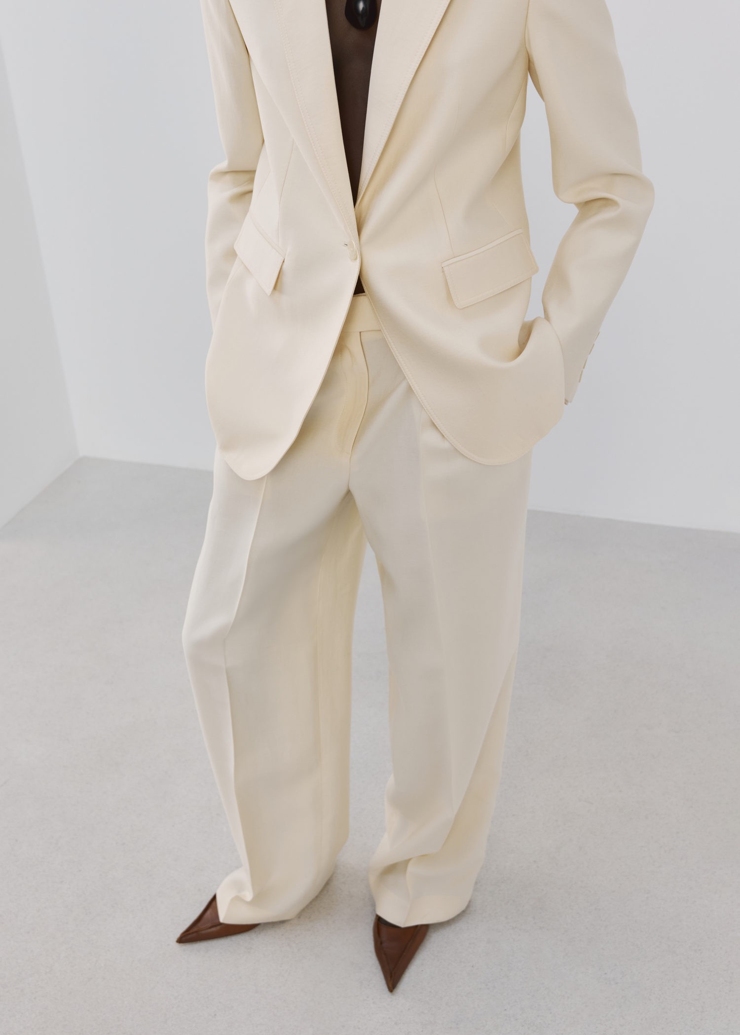 Lowrise Lyocell Trousers