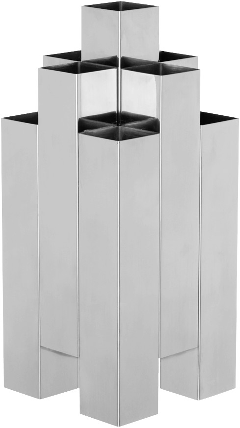 Tessera Vase 3x3 - Mirror Polished