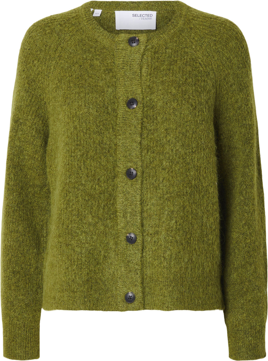 Slflulu LS Alpaca Blend Knit Short Cardigan B NO