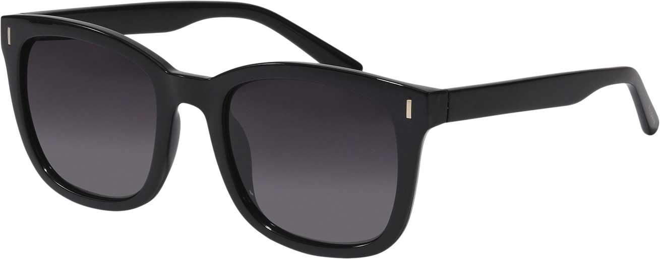 Katya Recycled Iconic Retro Sunglasses Black