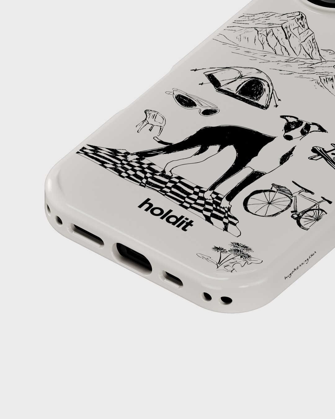 Graphic Print Case Magsafe Iphone 17 Wool Gray