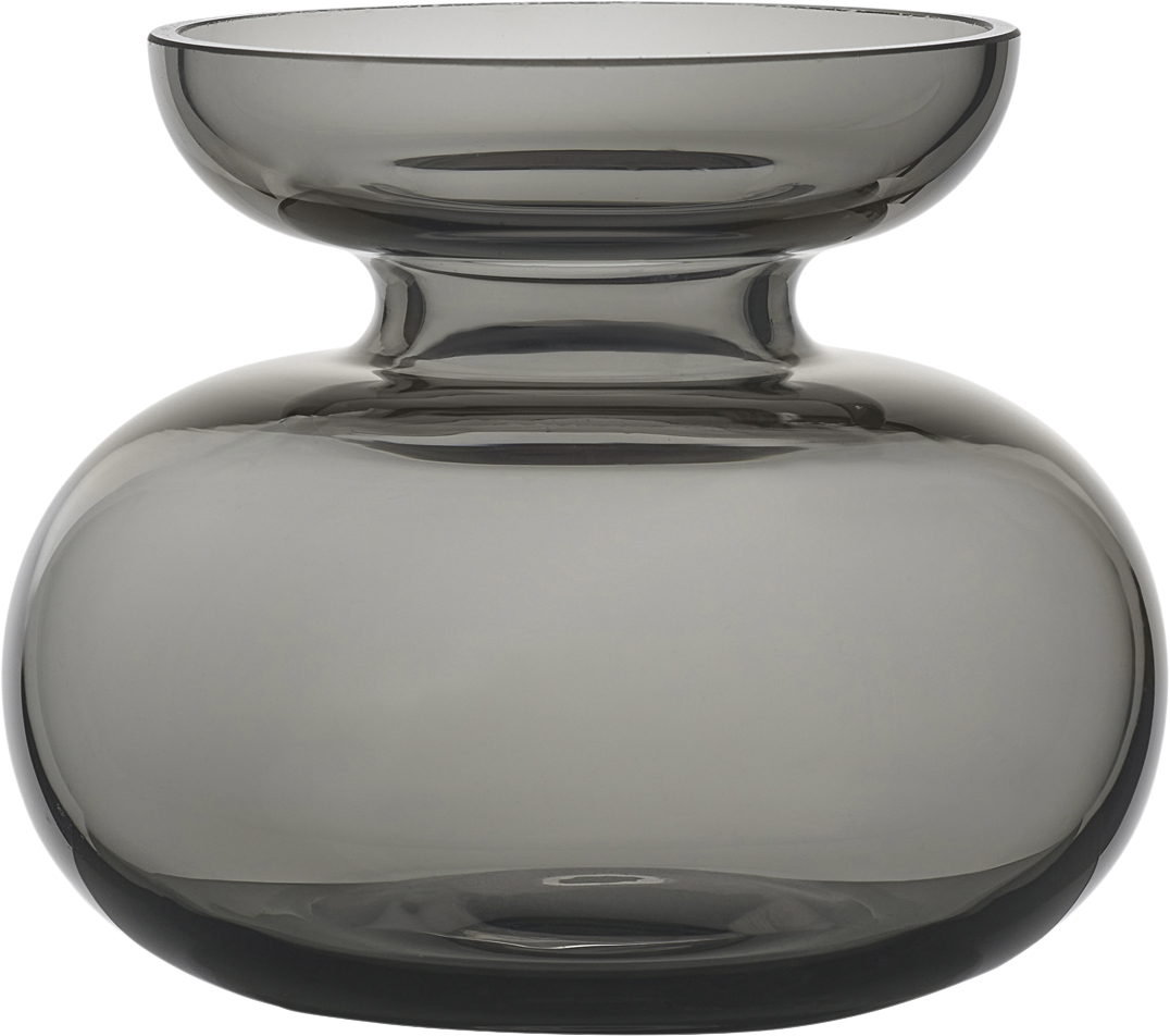 Vase Inu 11x9 cm Smoked Grey