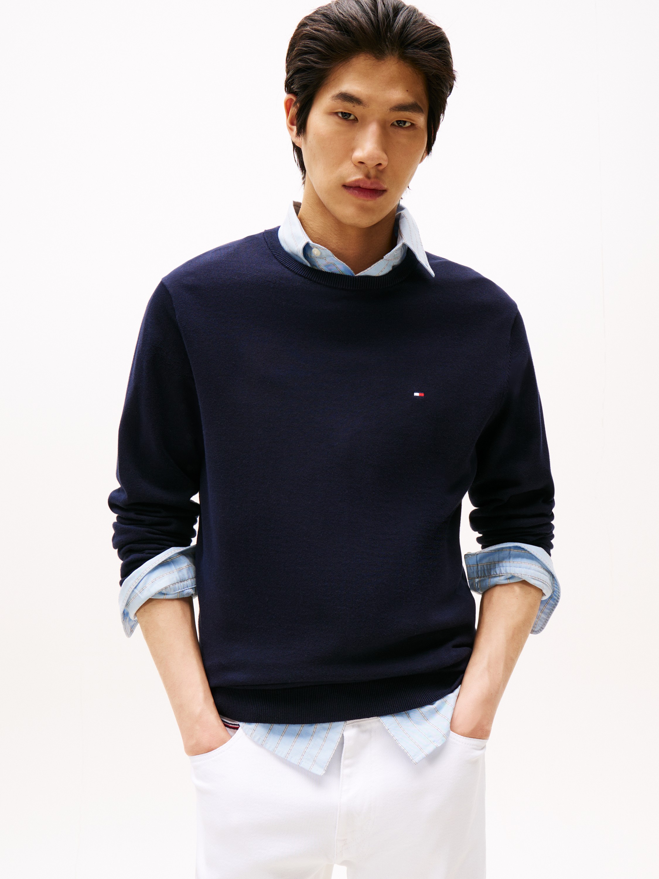 Core Essential Cotton Crew Neck