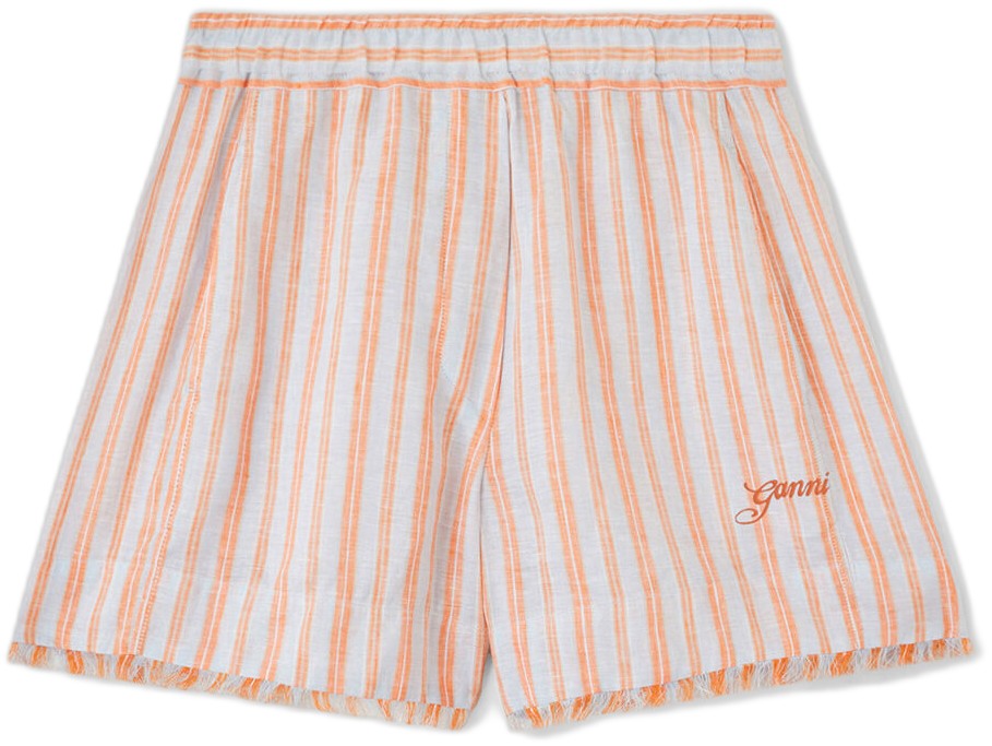 Linen Stripe Shorts