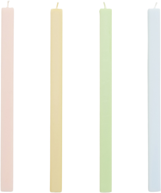 Square Candle Set of 4 - DKK 129