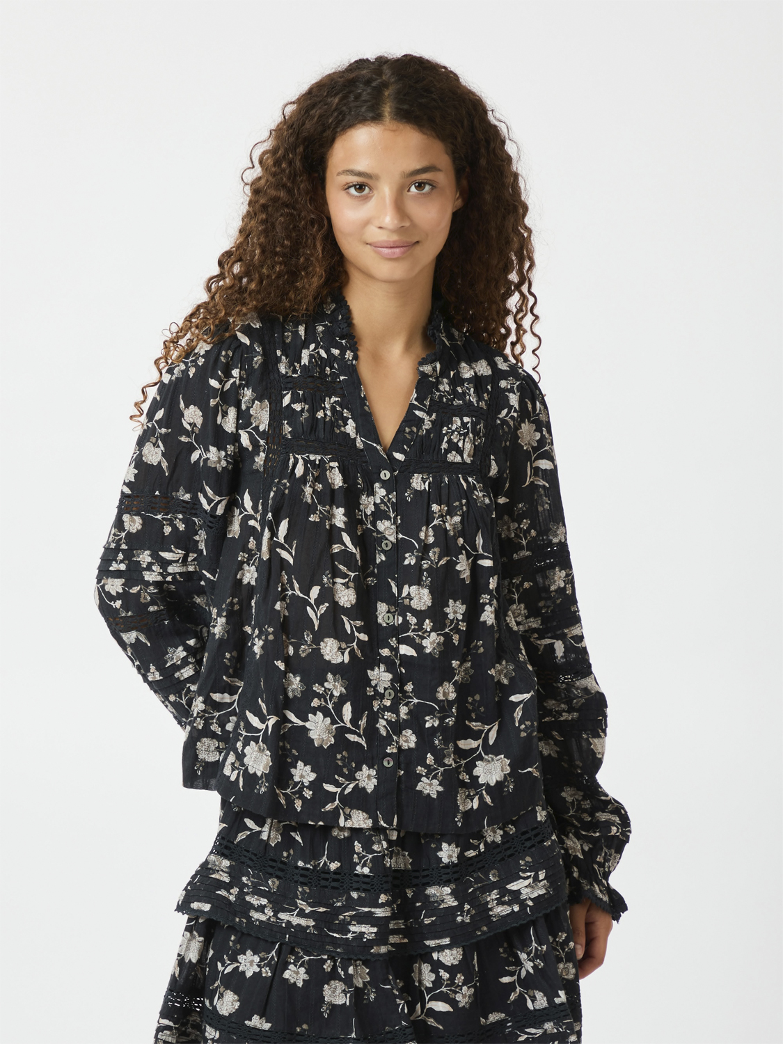Lyla Night Flower Blouse