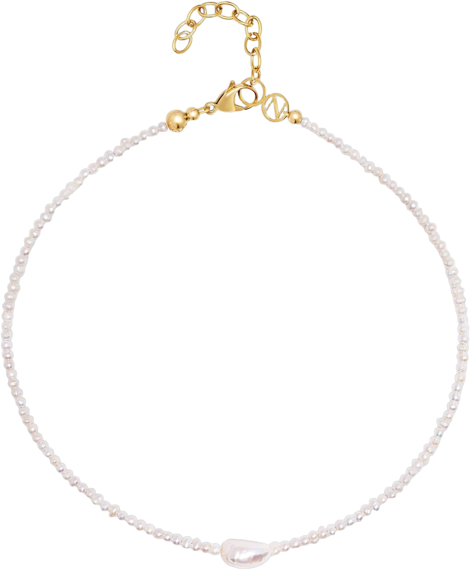 Women's Seed Pearl Choker